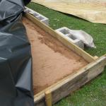 Thin layer of Sand