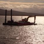 Barge at Knightstown Harbour