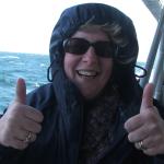 A happy me after seeing the whales